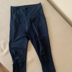 Girlfriend Collective High-Rise Pocket Legging in Midnight